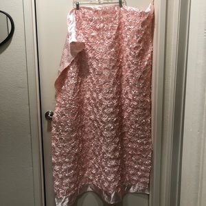 Pink fabric